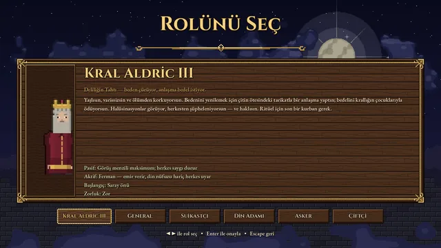 Six roles, six stories: King Aldric III